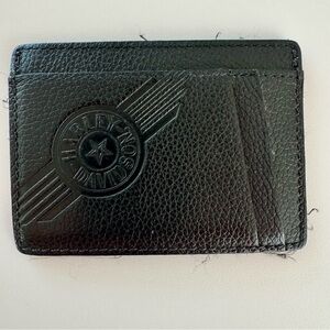 Harley-Davidson Black Embossed Leather Card Sleeve